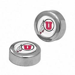 Utah Utes Screw Caps Domed