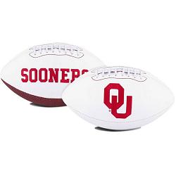 Oklahoma Sooners Football Full Size Embroidered Signature Series