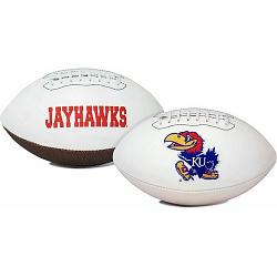 Kansas Jayhawks Football Full Size Embroidered Signature Series