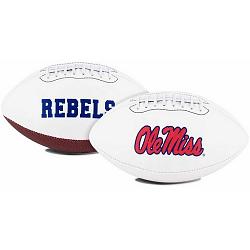 Mississippi Rebels Football Full Size Embroidered Signature Series