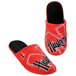 Nebraska Cornhuskers Slipper - Men Big Logo - (1 Pair) - XL