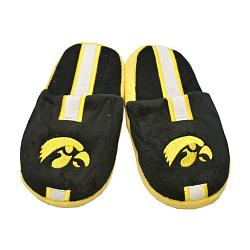 Iowa Hawkeyes Slipper - Youth 8-16 Size 7-8 Stripe - (1 Pair) - XL