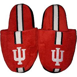 Indiana Hoosiers Slipper - Youth 8-16 Size 7-8 Stripe - (1 Pair) - XL