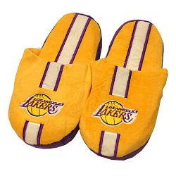 Los Angeles Lakers Slipper - Youth 8-16 Size 7-8 Stripe - (1 Pair) - XL