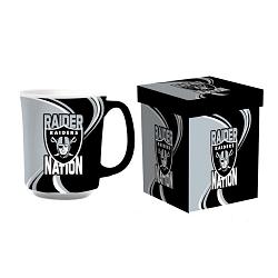 Las Vegas Raiders Coffee Mug 14oz Ceramic with Matching Box
