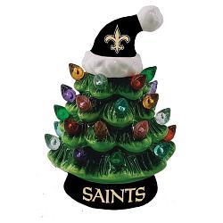 New Orleans Saints Ornament Christmas Tree LED 4 Inch