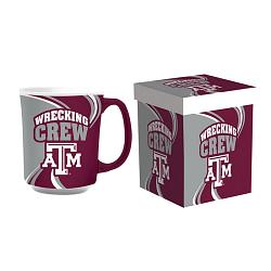 Evergreen Enterprises Texas A&M Aggies Coffee Mug 14oz Ceramic with Matching Box