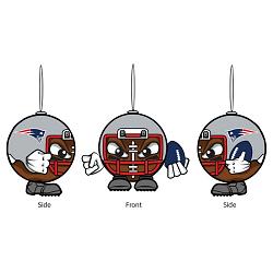 New England Patriots Ornament Ball Head