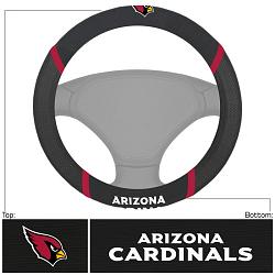 Arizona Cardinals Steering Wheel Cover Mesh/Stitched