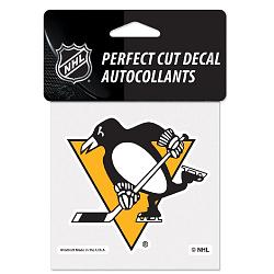 Pittsburgh Penguins Decal 4x4 Perfect Cut Color