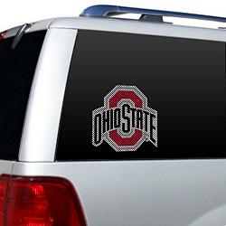 Ohio State Buckeyes Window Film 12 Inch Die Cut CO