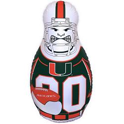 Fremont Die Miami Hurricanes Tackle Buddy Punching Bag CO