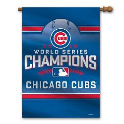 Chicago Cubs Banner Premium 28x40 Wall 2016 World Series Champs