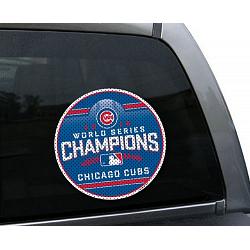 Chicago Cubs Window Film 12 Inch 2016 World Series Champs Design CO