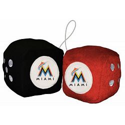 Miami Marlins Fuzzy Dice CO