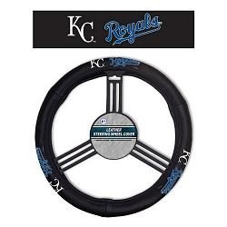 Kansas City Royals Steering Wheel Cover Leather CO