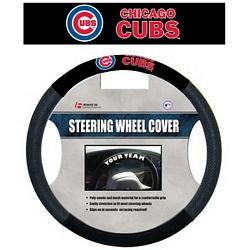 Chicago Cubs Steering Wheel Cover Mesh Style CO