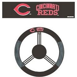 Cincinnati Reds Steering Wheel Cover Mesh Style CO