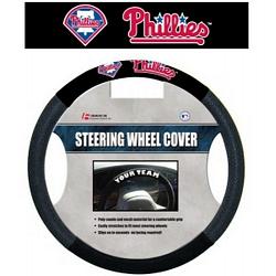 Philadelphia Phillies Steering Wheel Cover Mesh Style CO