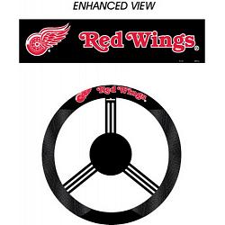 Detroit Red Wings Steering Wheel Cover Mesh Style CO