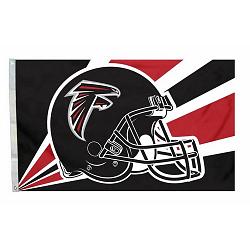 Atlanta Falcons Flag 3x5 Helmet Design