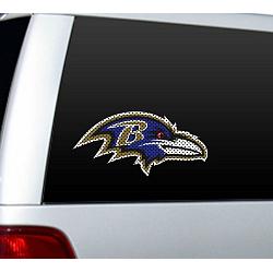 Baltimore Ravens Window Film 12 Inch Die Cut CO