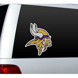 Minnesota Vikings Window Film 12 Inch Die Cut CO