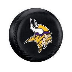 Minnesota Vikings Tire Cover Standard Size Black CO