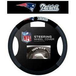 New England Patriots Steering Wheel Cover Mesh Style CO