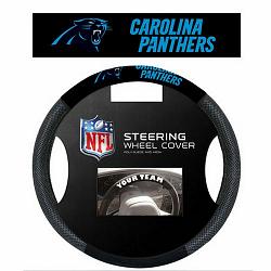 Carolina Panthers Steering Wheel Cover Mesh Style CO