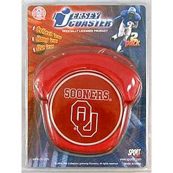Oklahoma Sooners Coaster Set Jersey Style CO