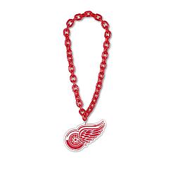 Detroit Red Wings Necklace Big Fan Chain