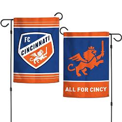 FC Cincinnati Flag 12X18 Garden Style