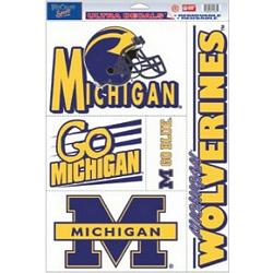 Michigan Wolverines Decal 11x17 Ultra