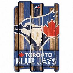 Toronto Blue Jays Sign 11x17 Wood Fence Style