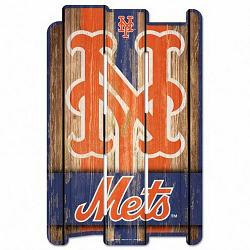 New York Mets Sign 11x17 Wood Fence Style