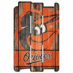 Baltimore Orioles Sign 11x17 Wood Fence Style