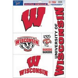 Wisconsin Badgers Decal 11x17 Ultra