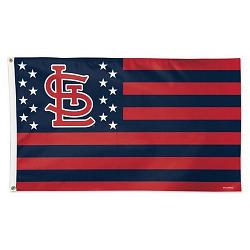 St.Louis Cardinals Flag 3x5 Deluxe Style Stars and Stripes Design