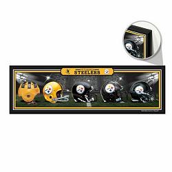 Pittsburgh Steelers Sign 9x30 Wood Helmets Design