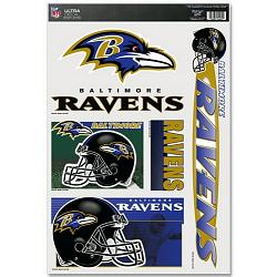 Baltimore Ravens Decal 11x17 Ultra