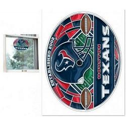 Houston Texans Decal 11x17 Multi Use stained Glass Style
