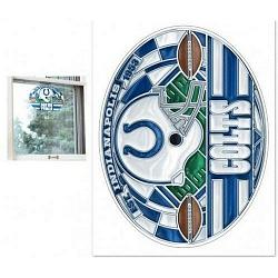 Indianapolis Colts Decal 11x17 Multi Use stained Glass Style