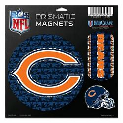 Chicago Bears Magnets 11x11 Prismatic Sheet