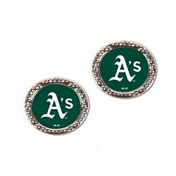 Oakland Athletics Earrings Post Style