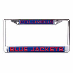 Columbus Blue Jackets License Plate Frame - Inlaid