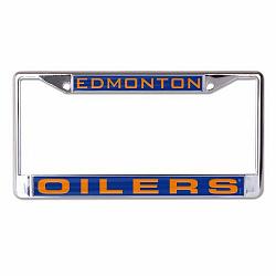 Edmonton Oilers License Plate Frame - Inlaid