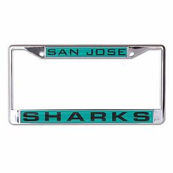 San Jose Sharks License Plate Frame - Inlaid