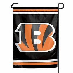 Cincinnati Bengals Flag 12x18 Garden Style 2 Sided