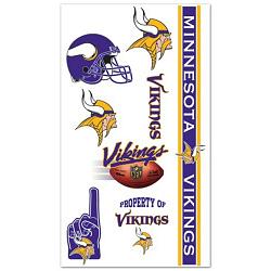 Minnesota Vikings Temporary Tattoos